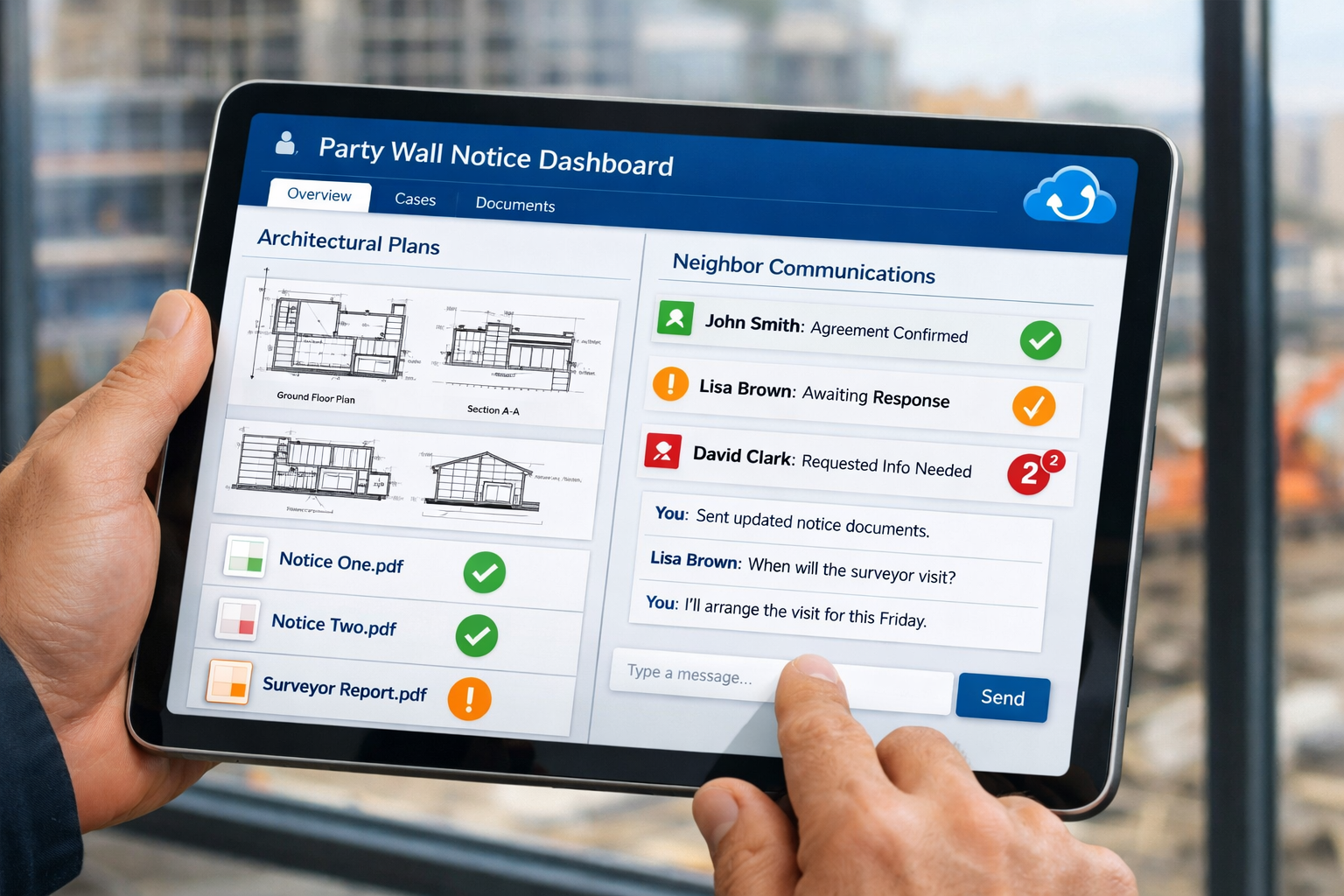Cloud-Based Party Wall Notice Management: Real-Time Collaboration