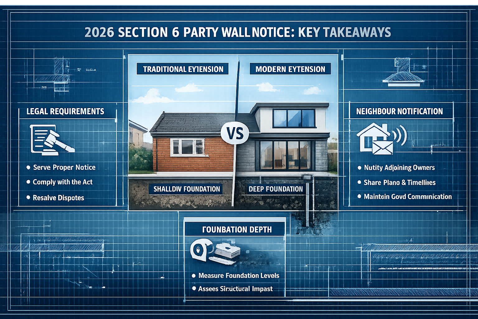 Deeper Foundations in 2026: Navigating Section 6 Party Wall