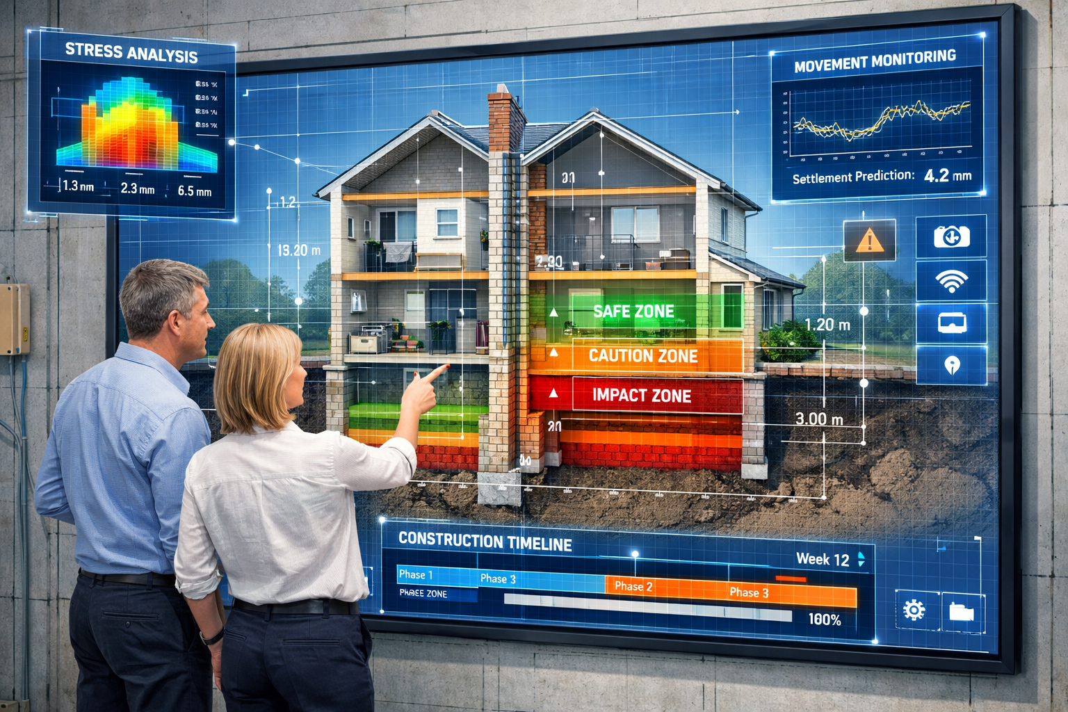 Digital Twin Technology for Party Wall Visualizations: Helping