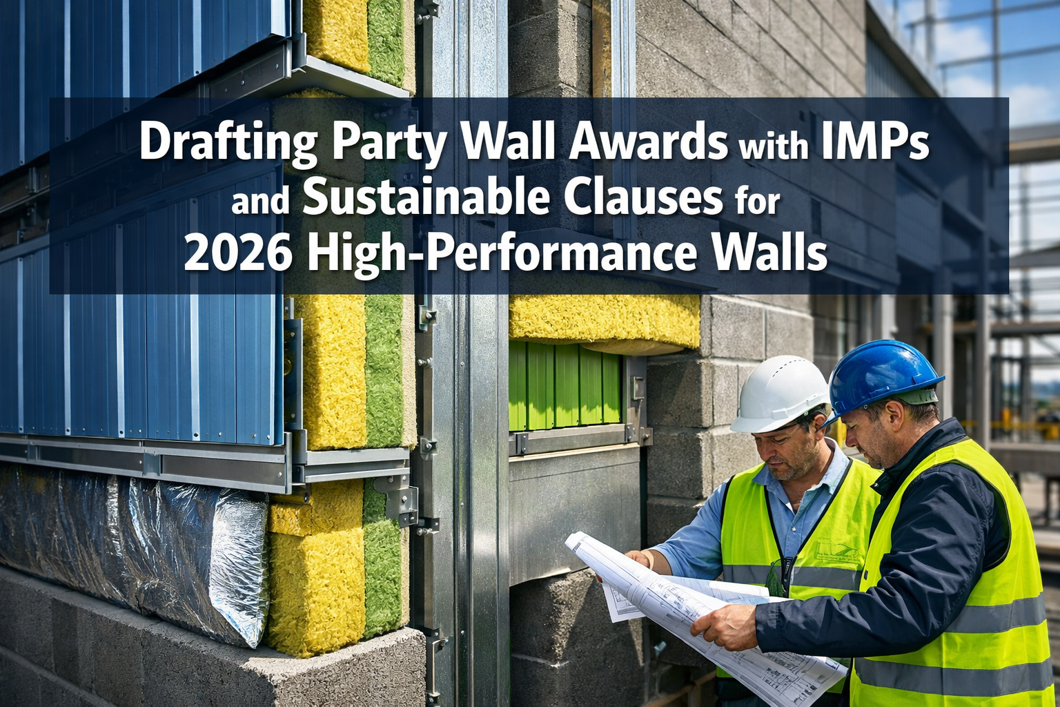 Drafting Party Wall Awards with IMPs and Sustainable Clauses for 2026