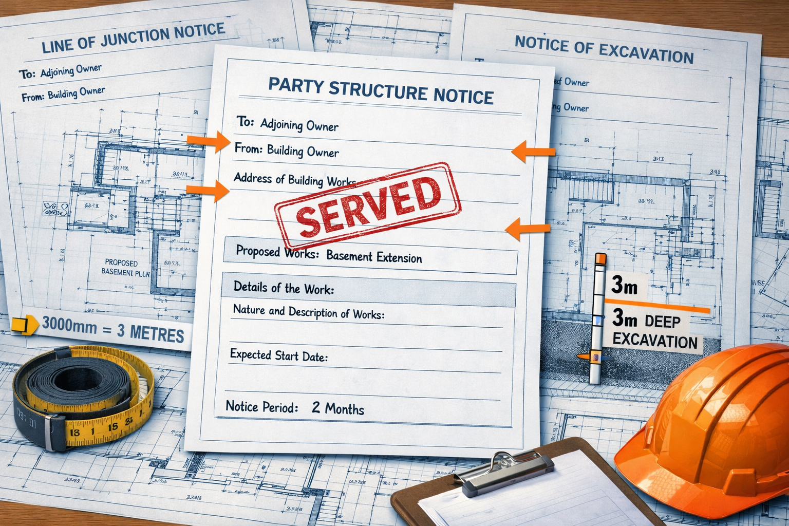 Essential Party Wall Notices for Basement Extensions Under 2026