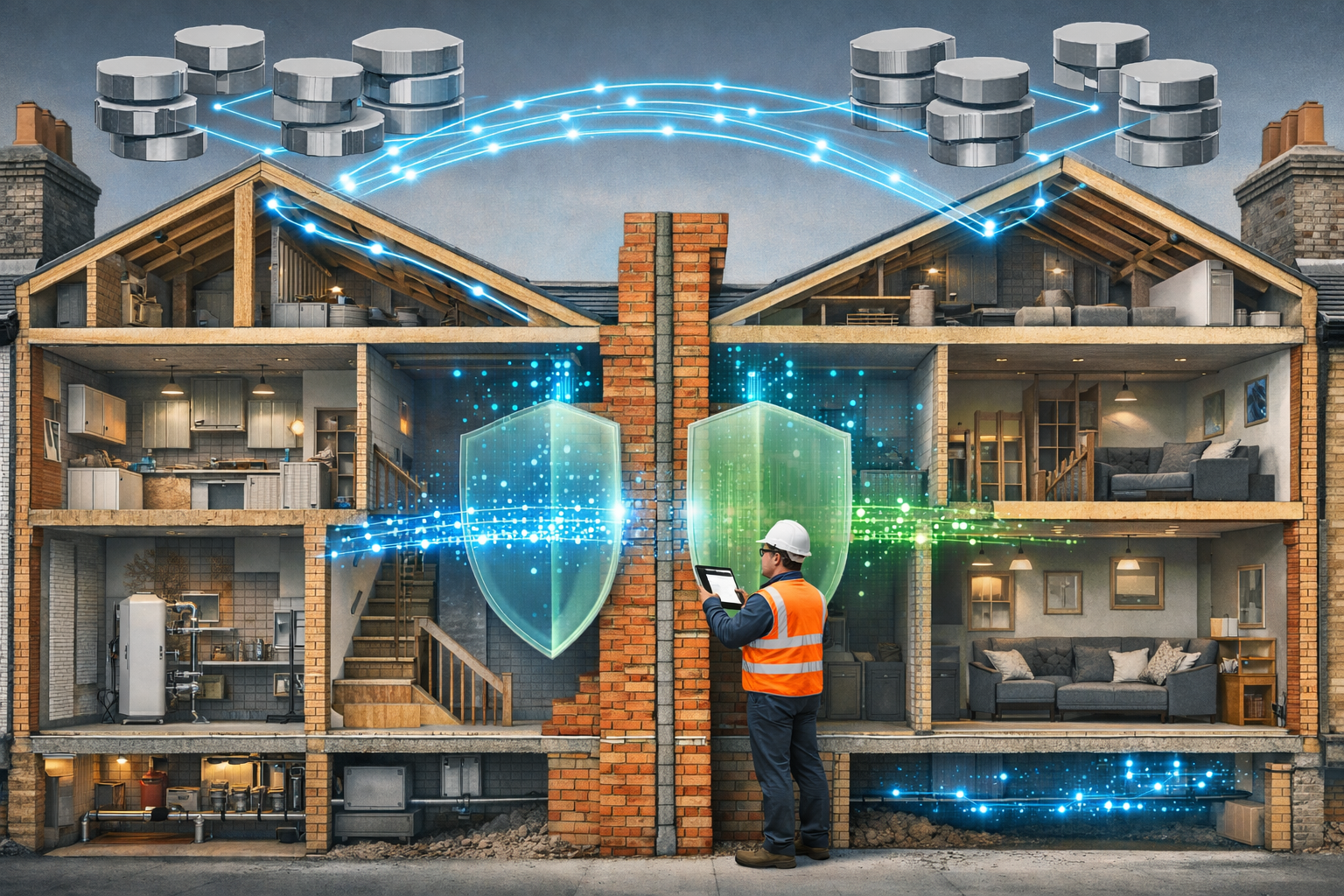 Federated Learning AI for Predictive Party Wall Notices: Anticipating