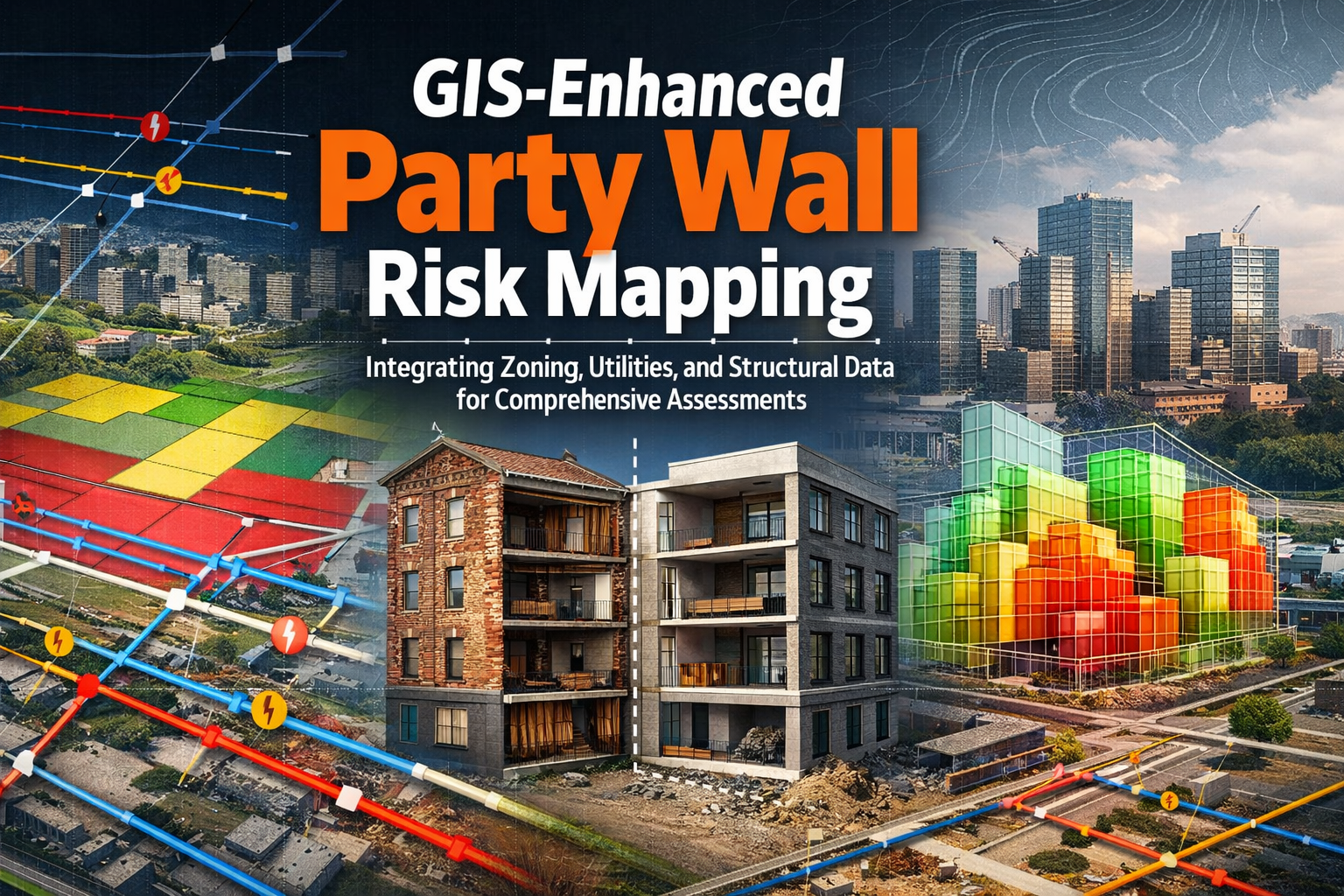GIS-Enhanced Party Wall Risk Mapping: Integrating Zoning, Utilities,