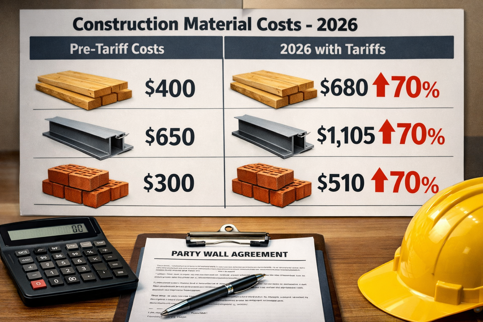 Navigating Tariffs and Labor Shortages in Party Wall Agreements for