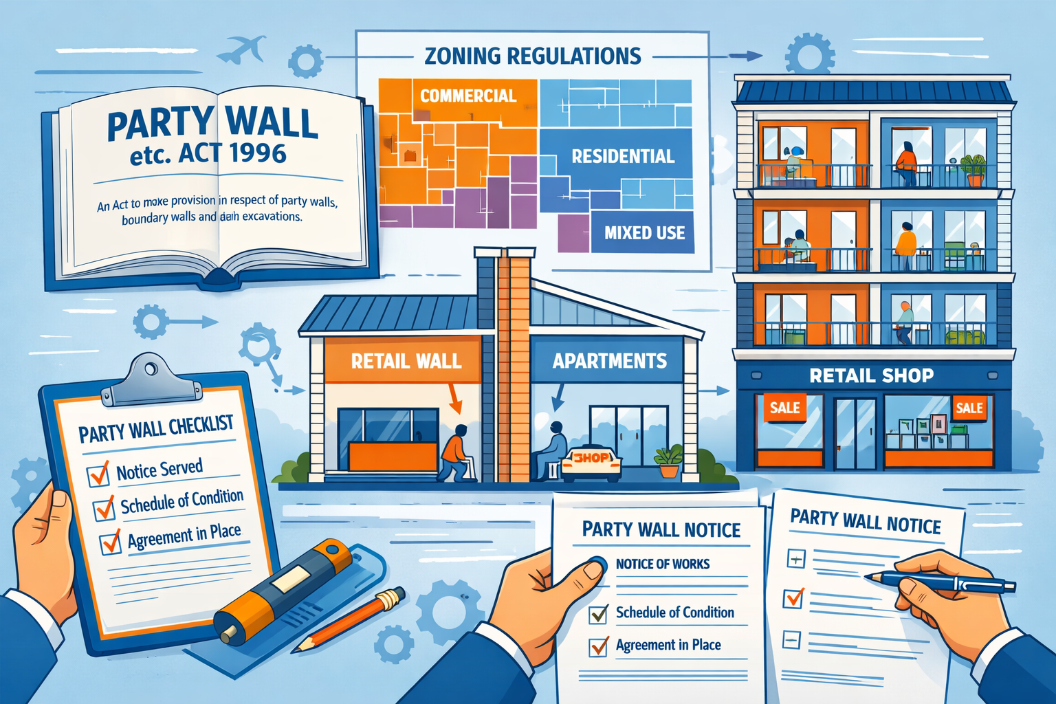 Party Wall Act Compliance and Mixed-Use Developments: Zoning