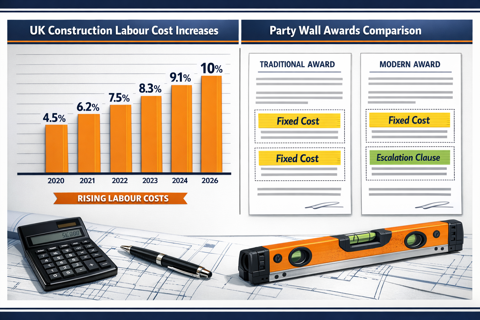 Party Wall Awards and Labor Cost Escalation Clauses: Protect