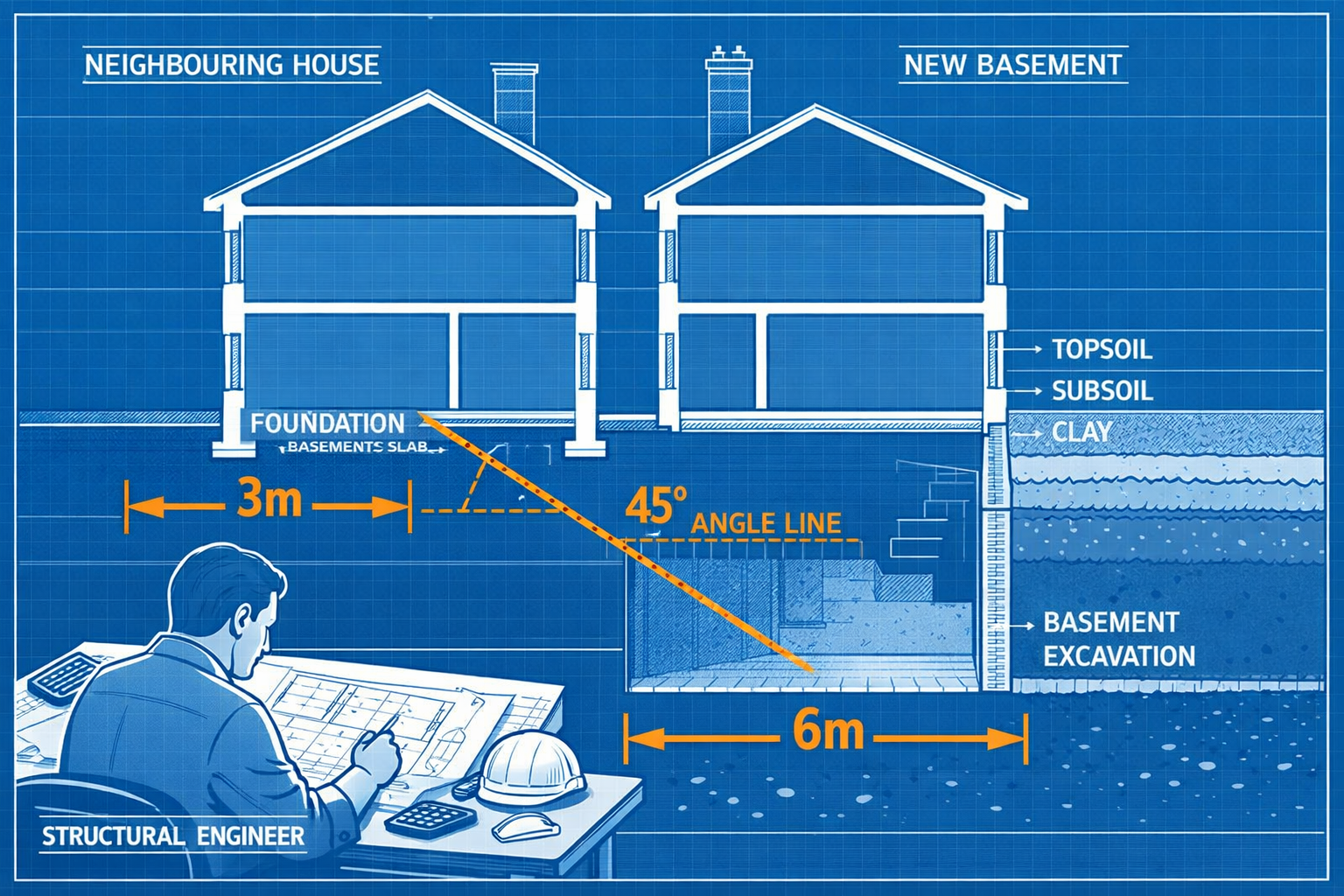 Party Wall Awards for Basement Excavations: Depth Calculations,