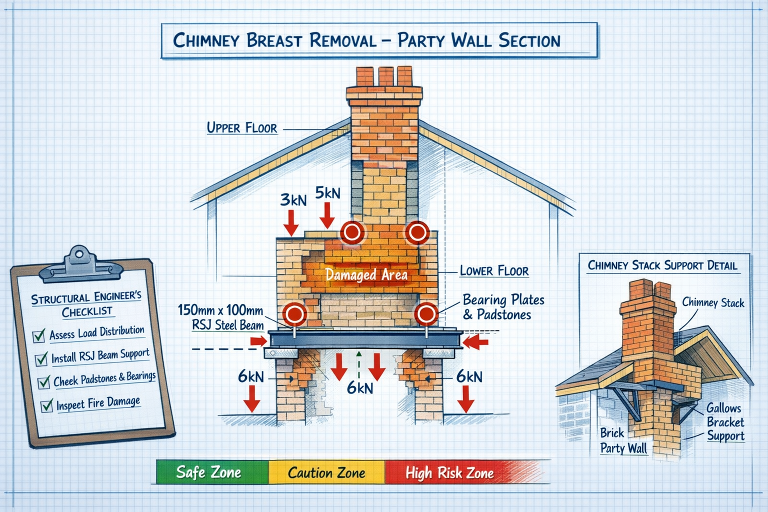 Party Wall Awards for Chimney Breast Removals: Structural Risks and