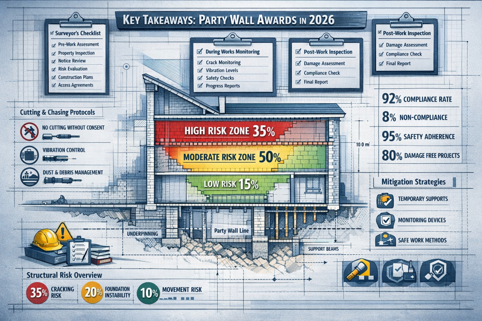 Party Wall Awards for Cutting into Shared Walls: 2026 Surveyor