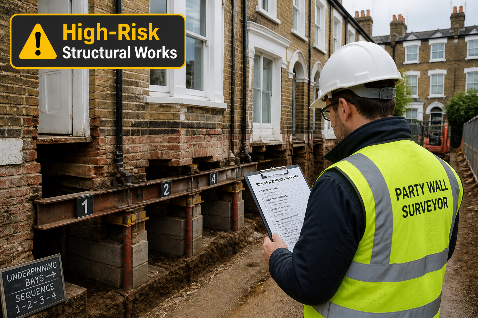 Party Wall Awards for Underpinning Works: Surveyor Risk Assessments