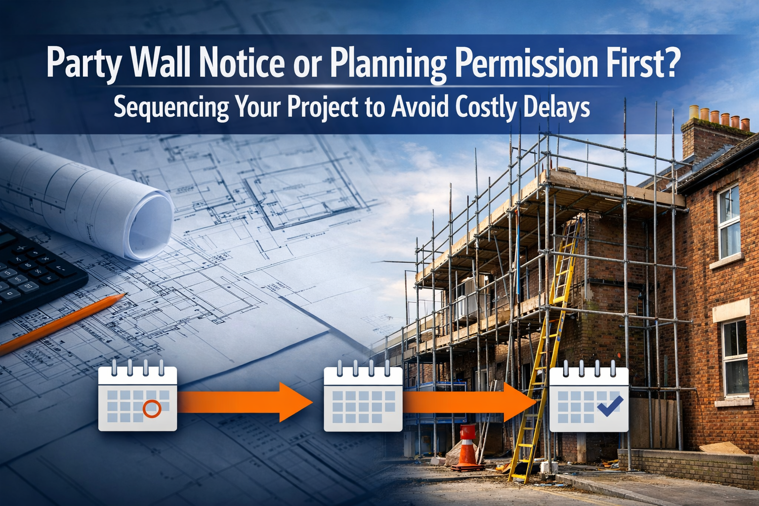 Party Wall Notice or Planning Permission First? Sequencing Y