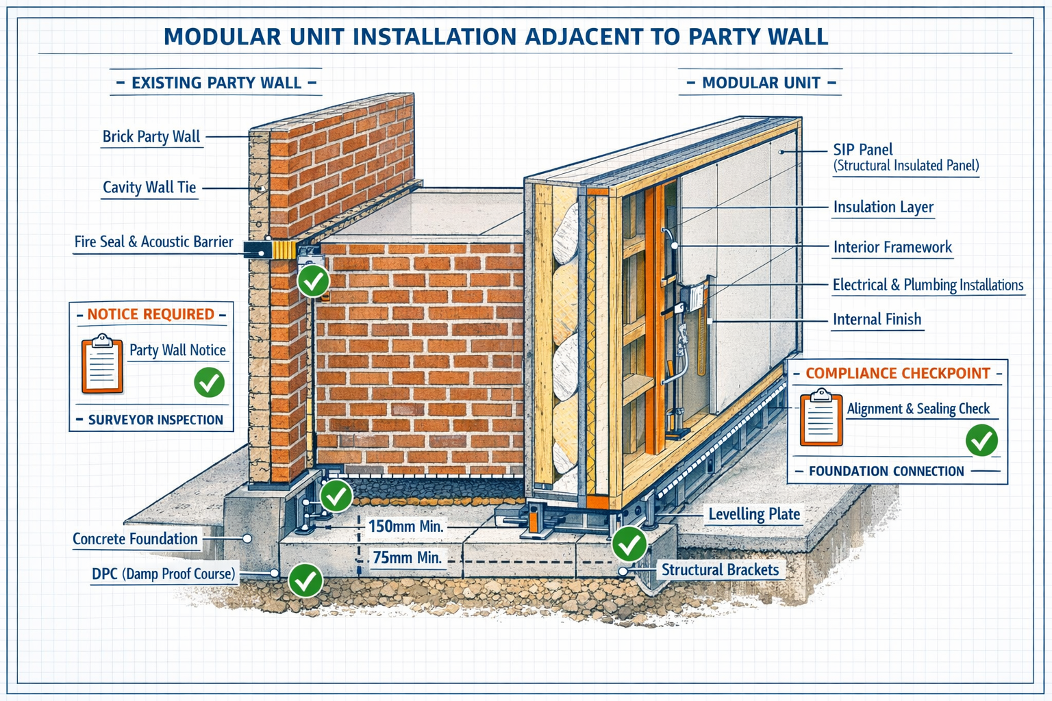 Party Wall Notices in Offsite Construction Booms: Ensuring Compliance