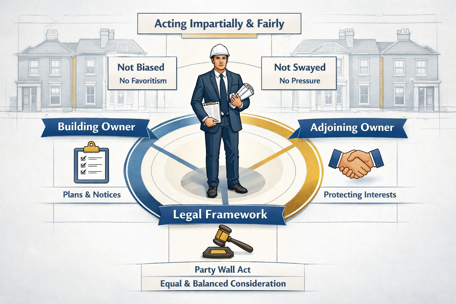 Party Wall Surveyor Duties to Appointing Owners: Balancing