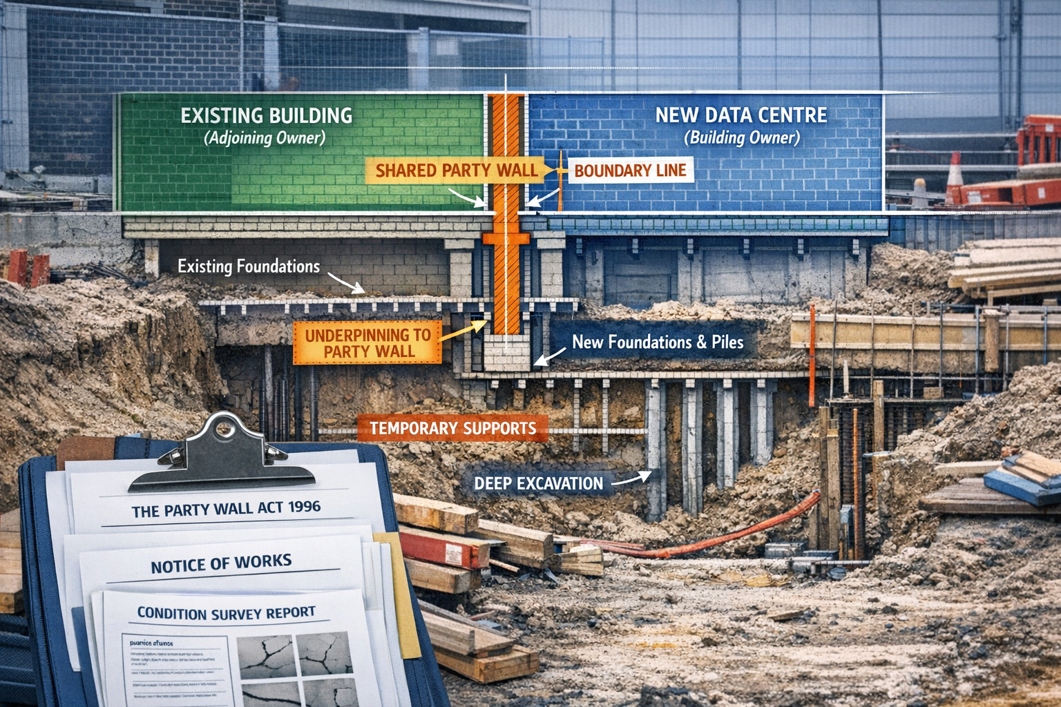 Party Wall Surveys for Data Centre Expansions: Navigating Ag
