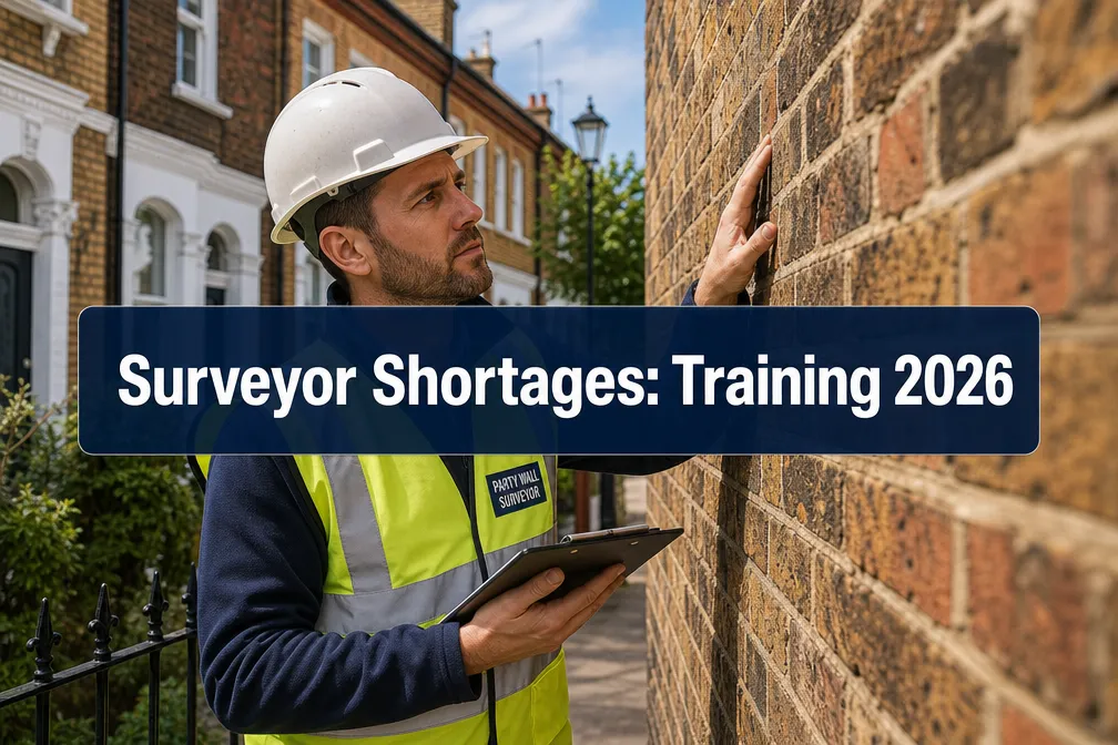 Overcoming surveyor shortages in party wall projects - training for 2026 demand