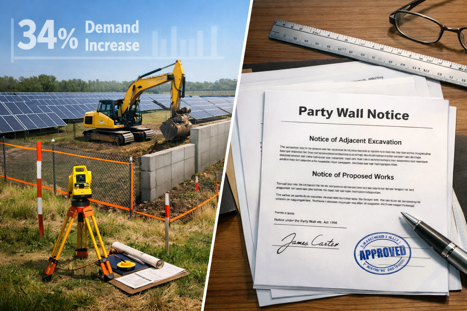 Power Facility Party Wall Notices: 2026 Sector Guidance with