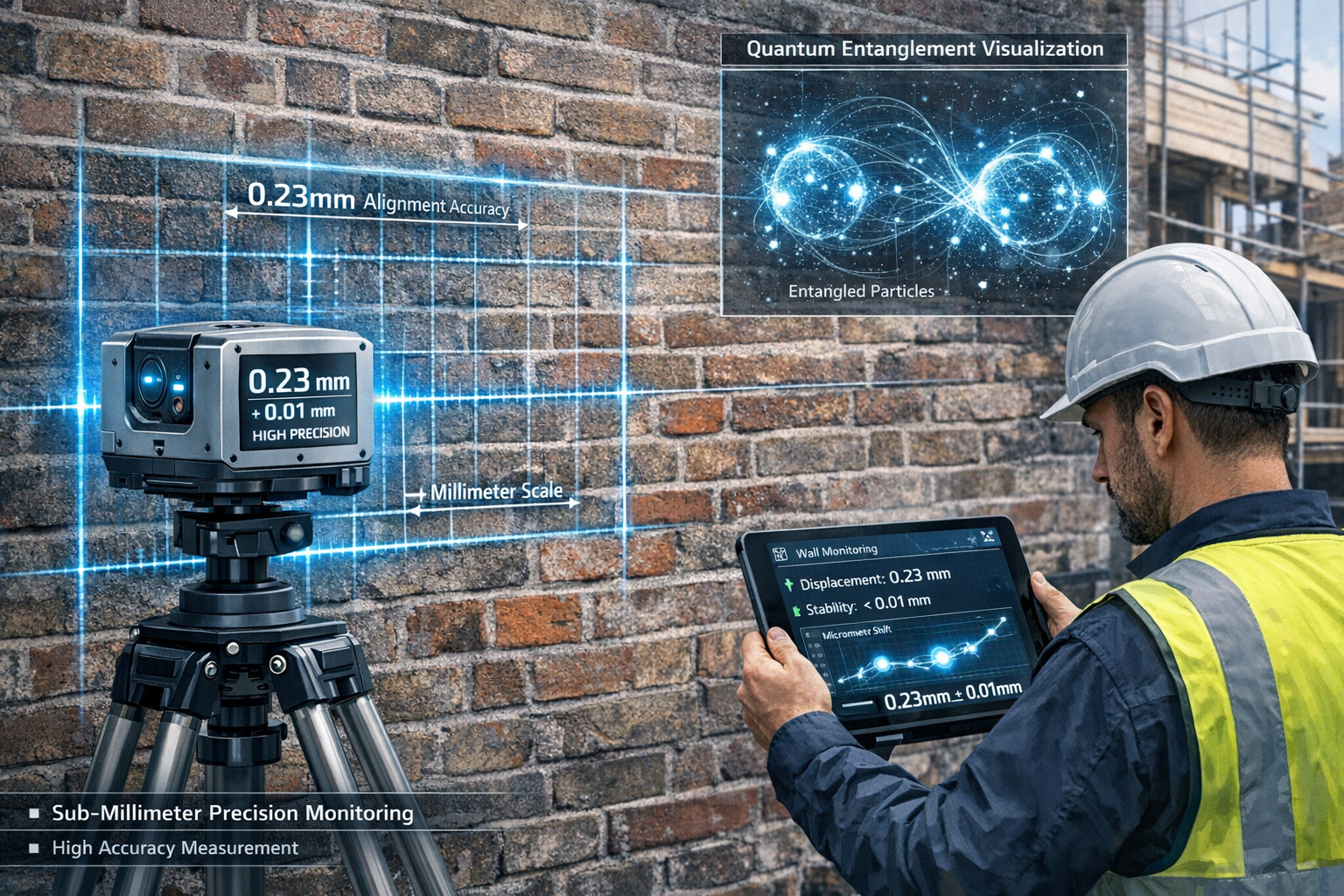 Quantum Sensing for Party Wall Awards: Achieving Sub-Millimeter
