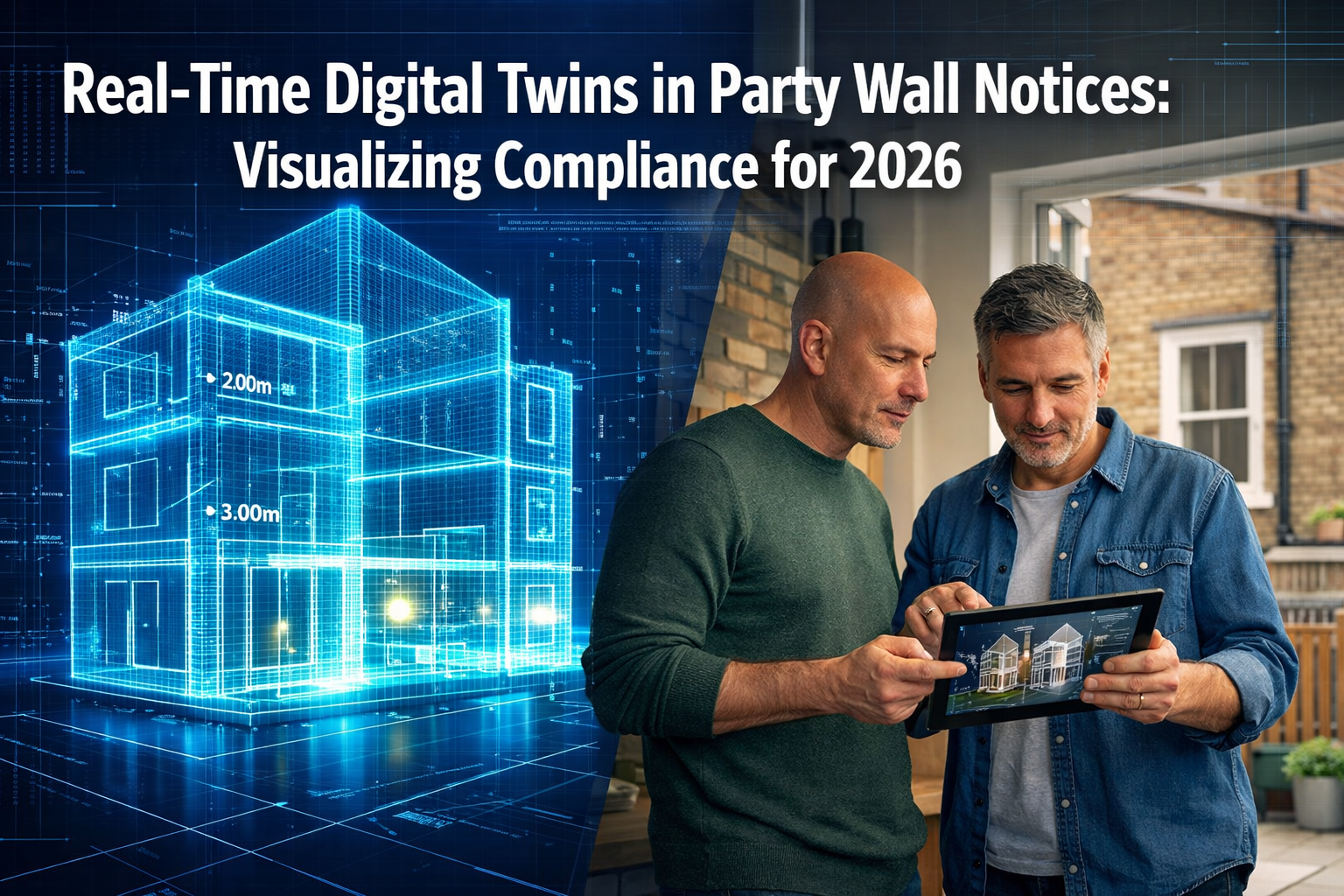 Real-Time Digital Twins in Party Wall Notices: Visualizing Compliance