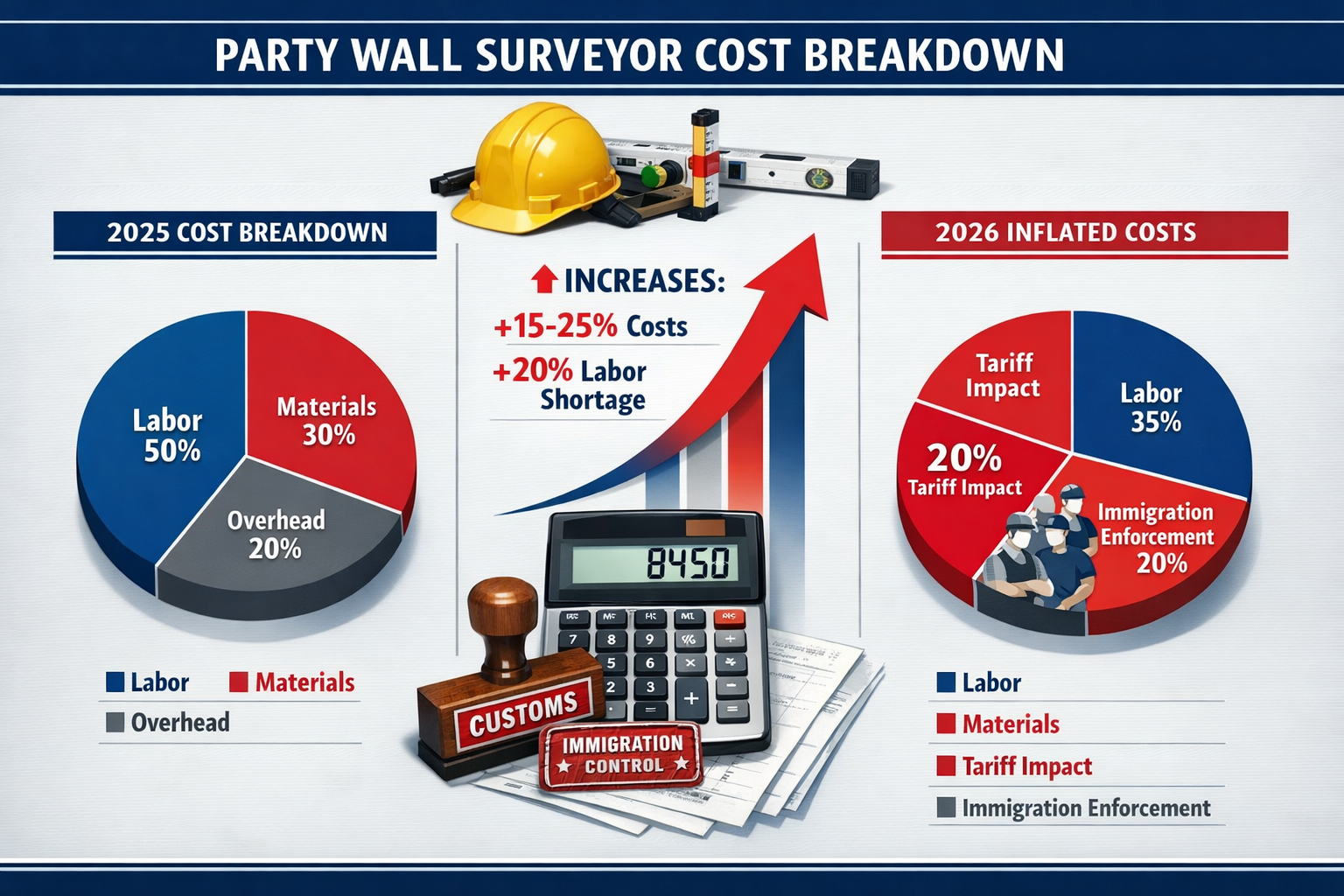 Tariffs and Immigration Impacts on Party Wall Surveying Costs in