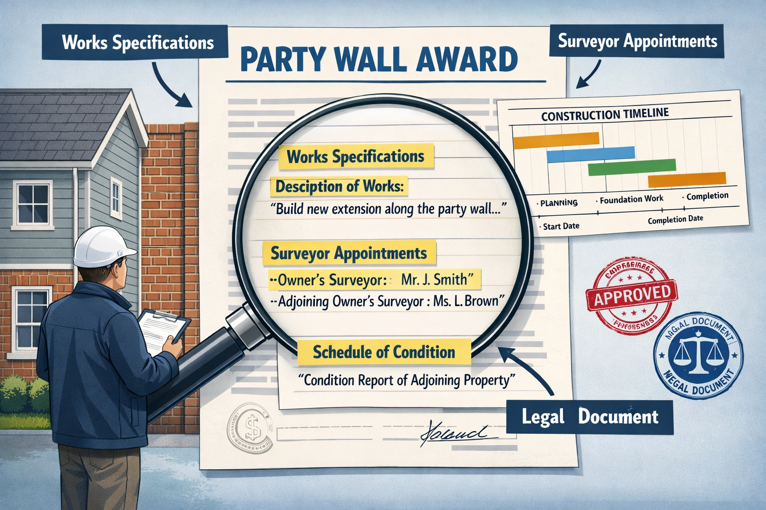 The Complete Party Wall Award: What Surveyors Include and Wh
