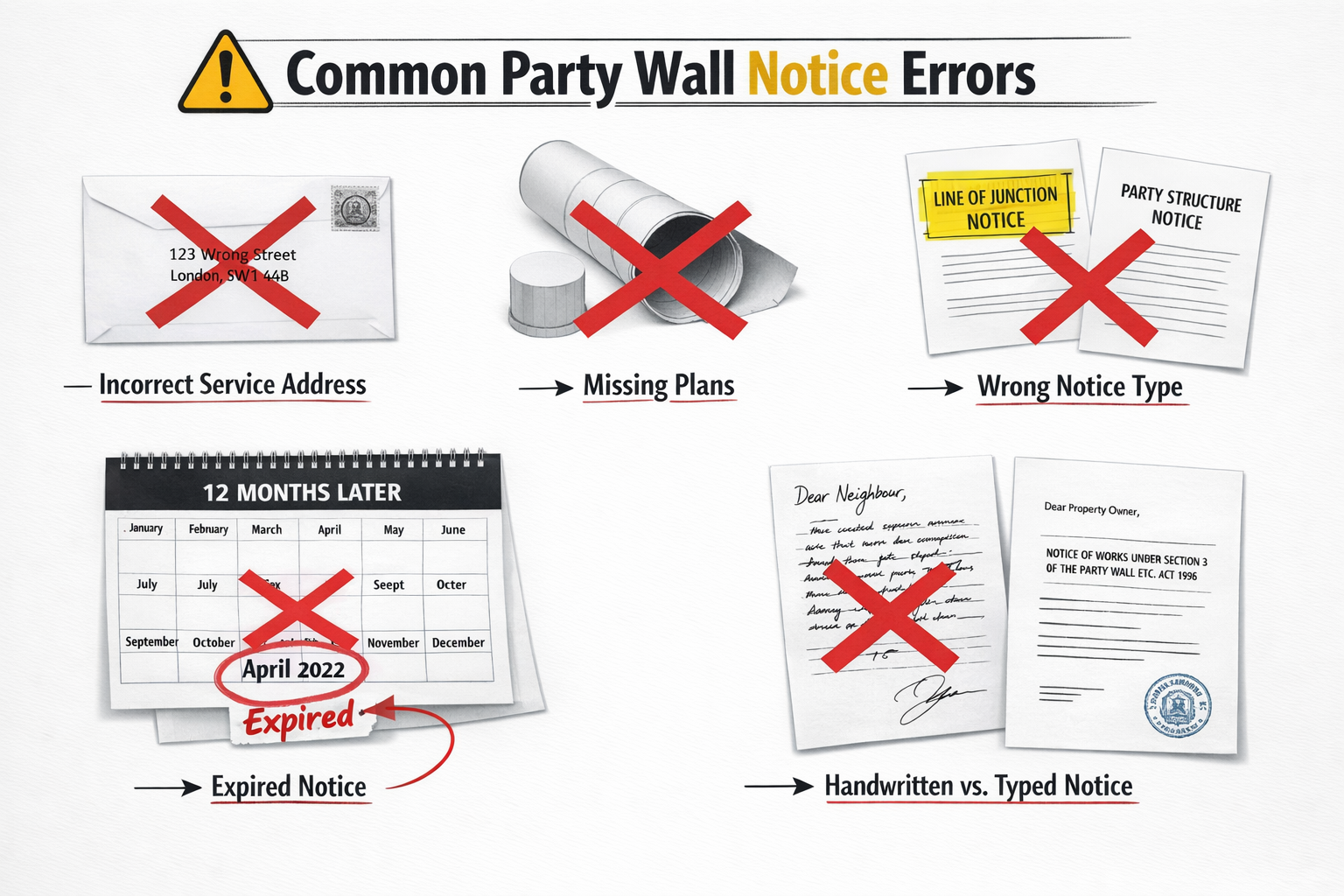 Validity of Party Wall Notices: Common Errors and How Surveyors