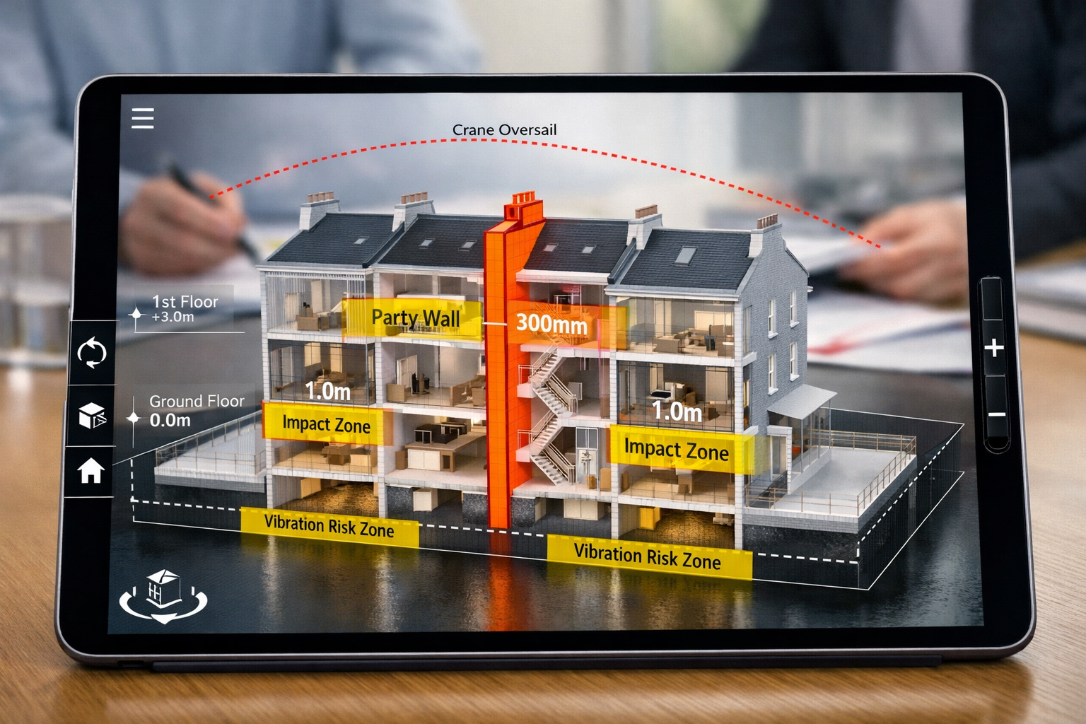Visualization-Driven Party Wall Act Compliance: 3D Models for