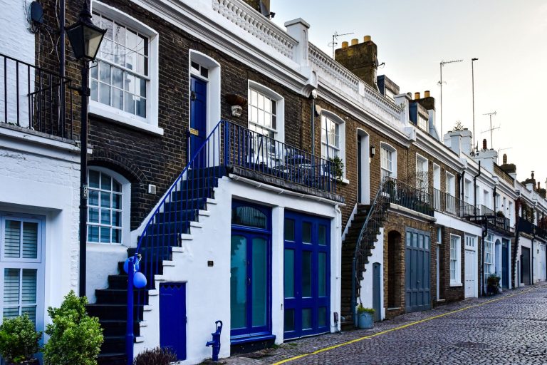 London mews terraced houses subject to the Party Wall etc. Act 1996