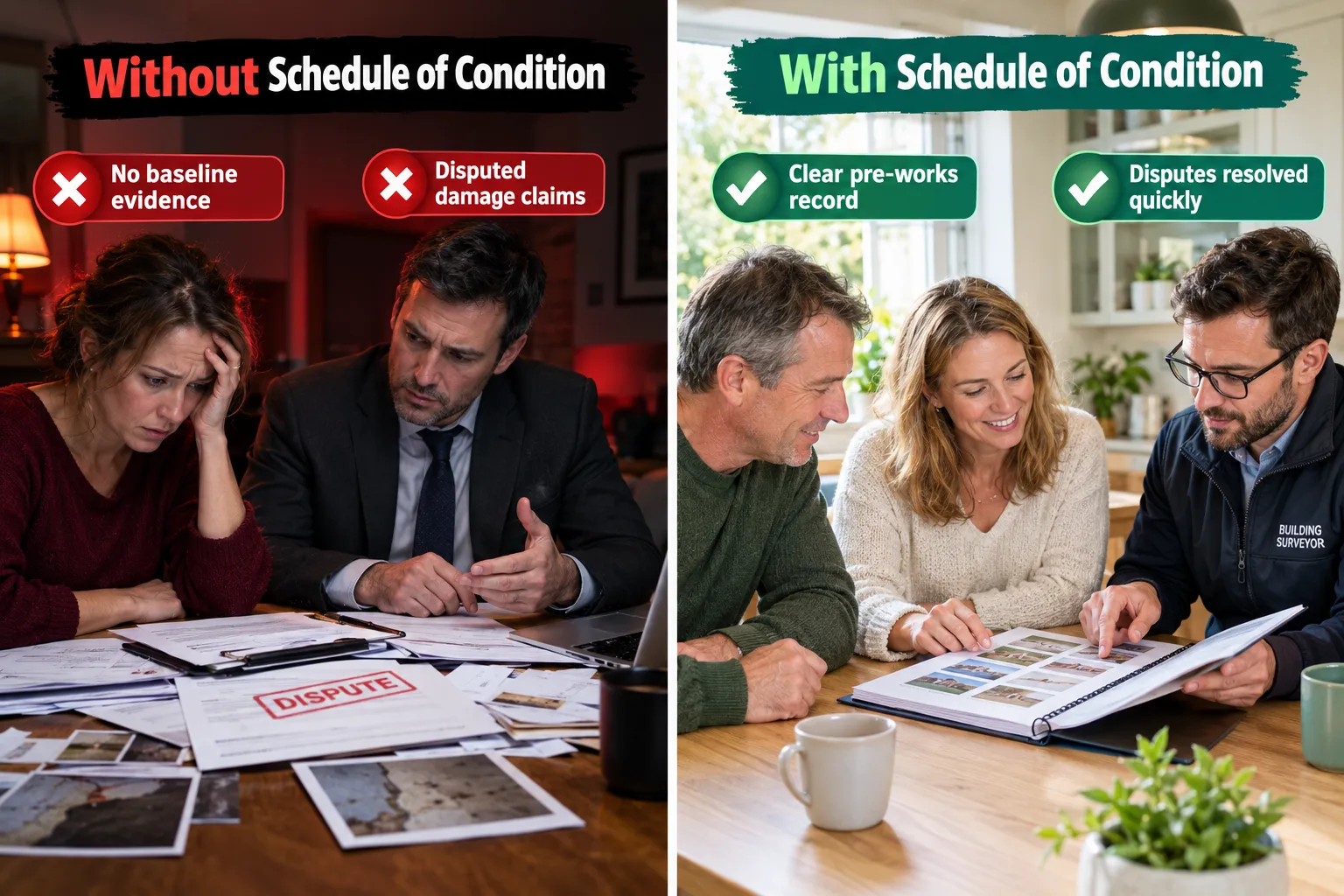 How a Schedule of Condition Prevents Damage Claims