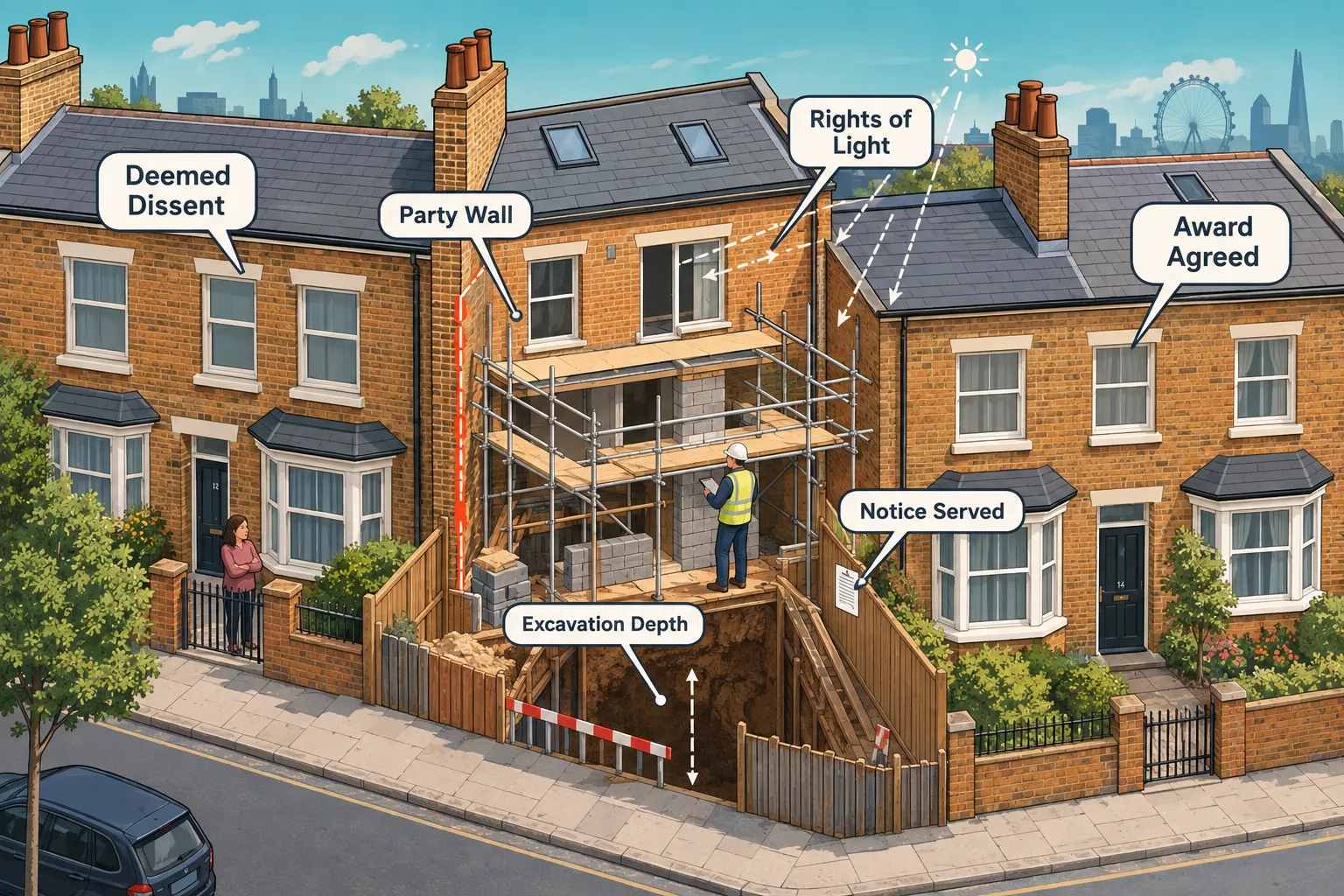 London: The Epicentre of Rising Party Wall Activity