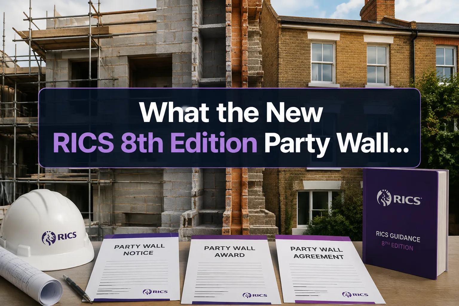 What the New RICS 8th Edition Party Wall Guidance Means for Party Wall Notices, Awards and Agreements