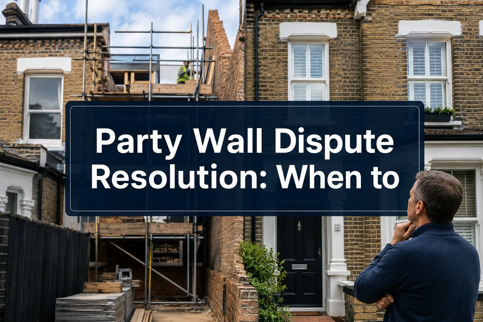 Party Wall Dispute Resolution: When to Escalate Beyond Agreement and Award