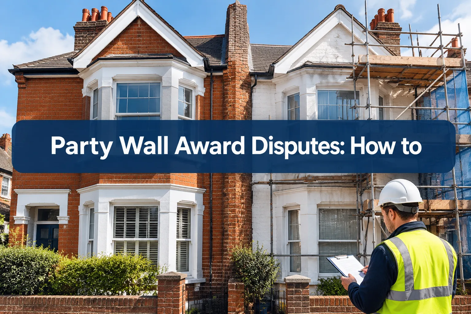 Party Wall Award Disputes: How to Challenge, Vary or Appeal a Surveyor’s Decision in England & Wales