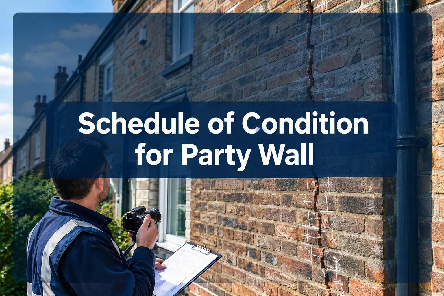 Schedule of Condition for Party Wall Works: What It Includes, Photos to Take and How It Prevents Claims