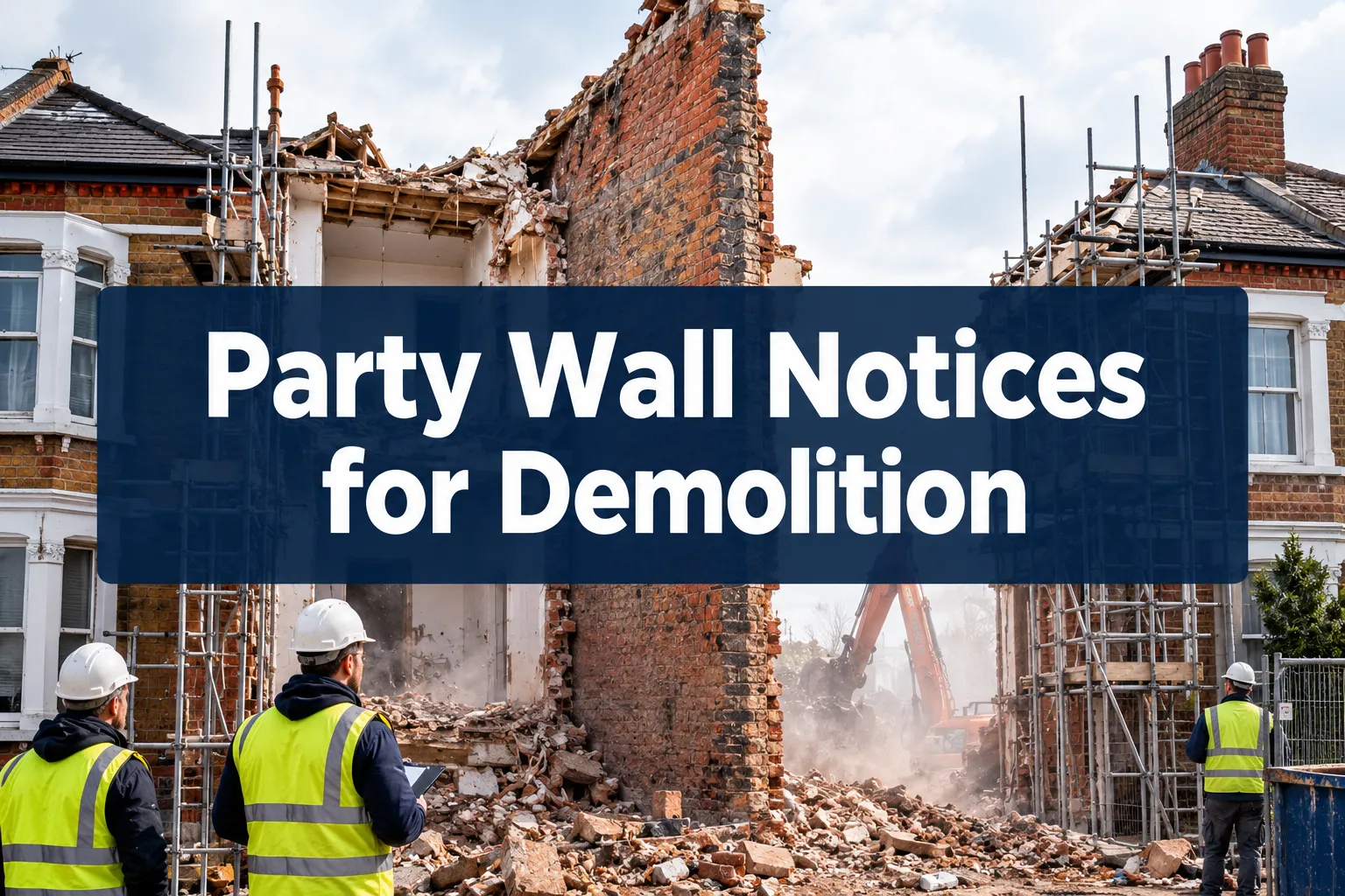 Party Wall Notices for Demolition: Special Rules, Extra Risks and Surveyor Requirements
