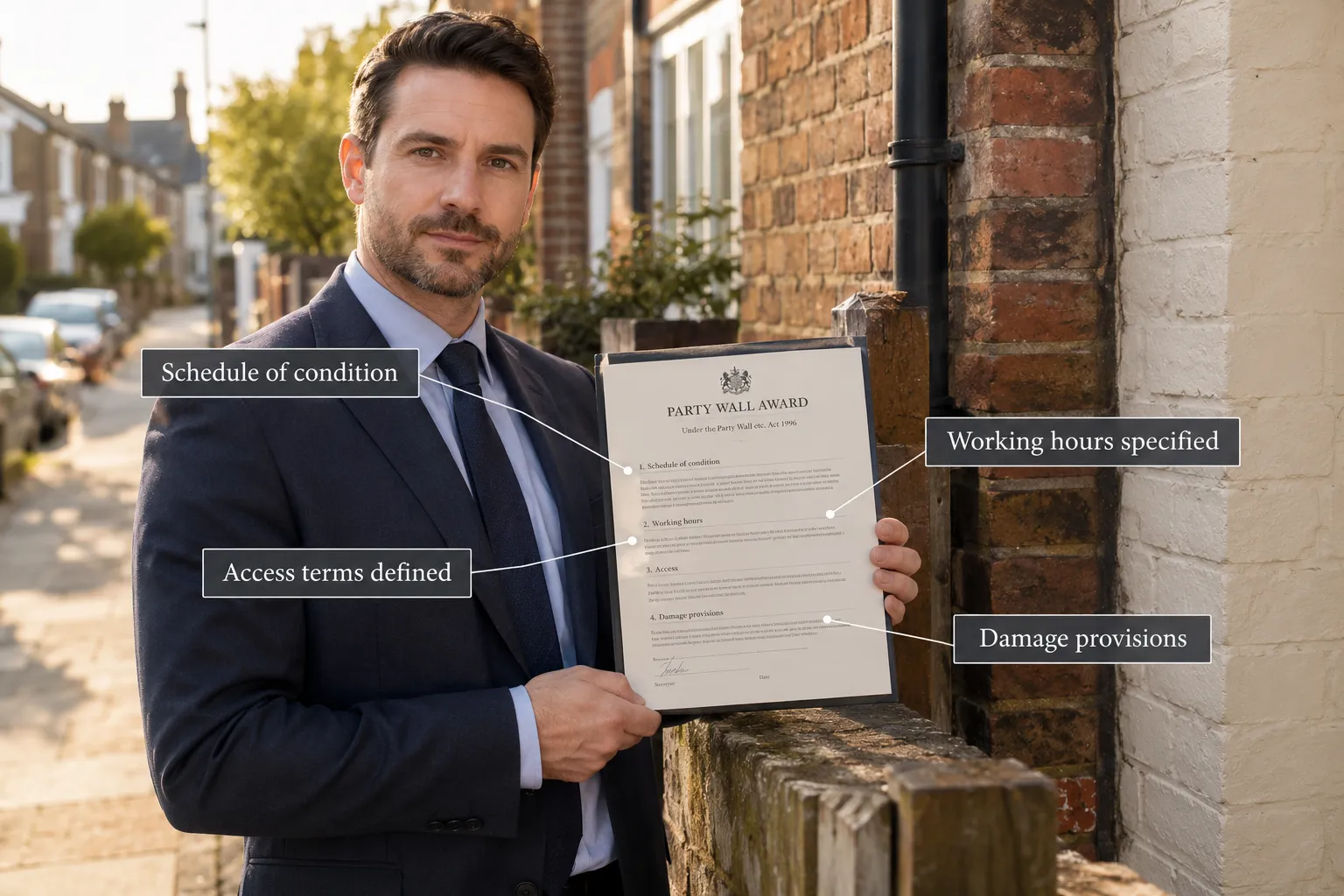 What a Party Wall Award Contains and How It Protects Both Parties