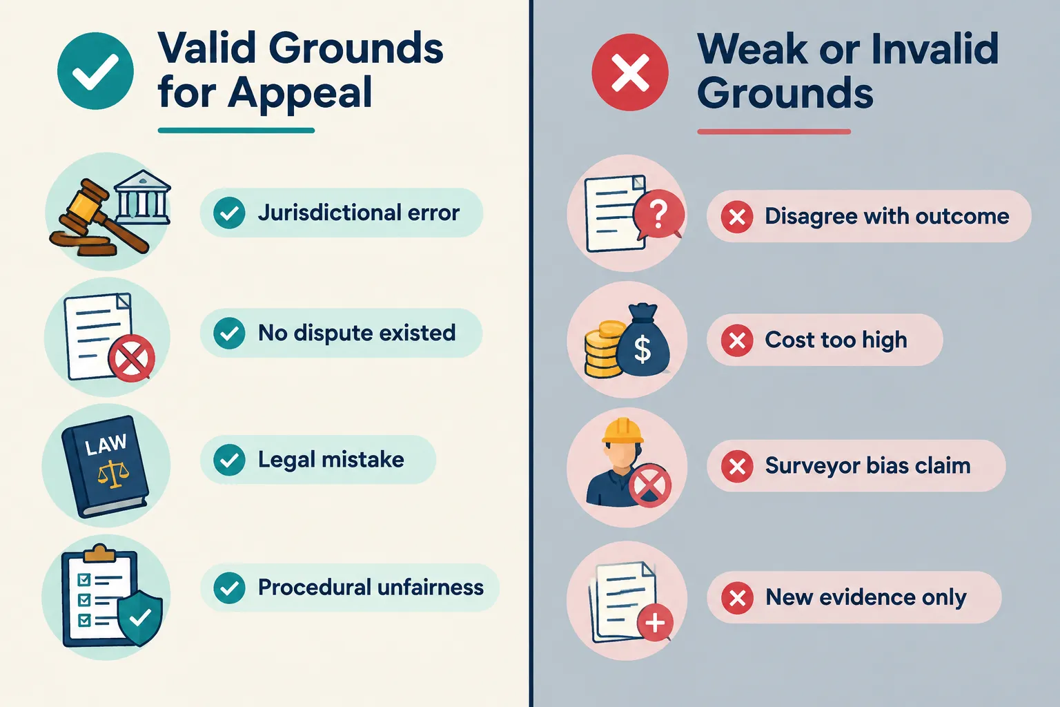 What Does NOT Constitute a Valid Ground
