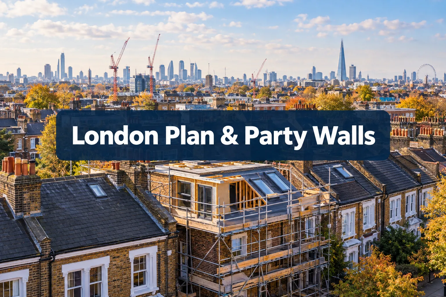 London Plan Housing Target Party Wall 2026: Why Denser Building Means More Notices