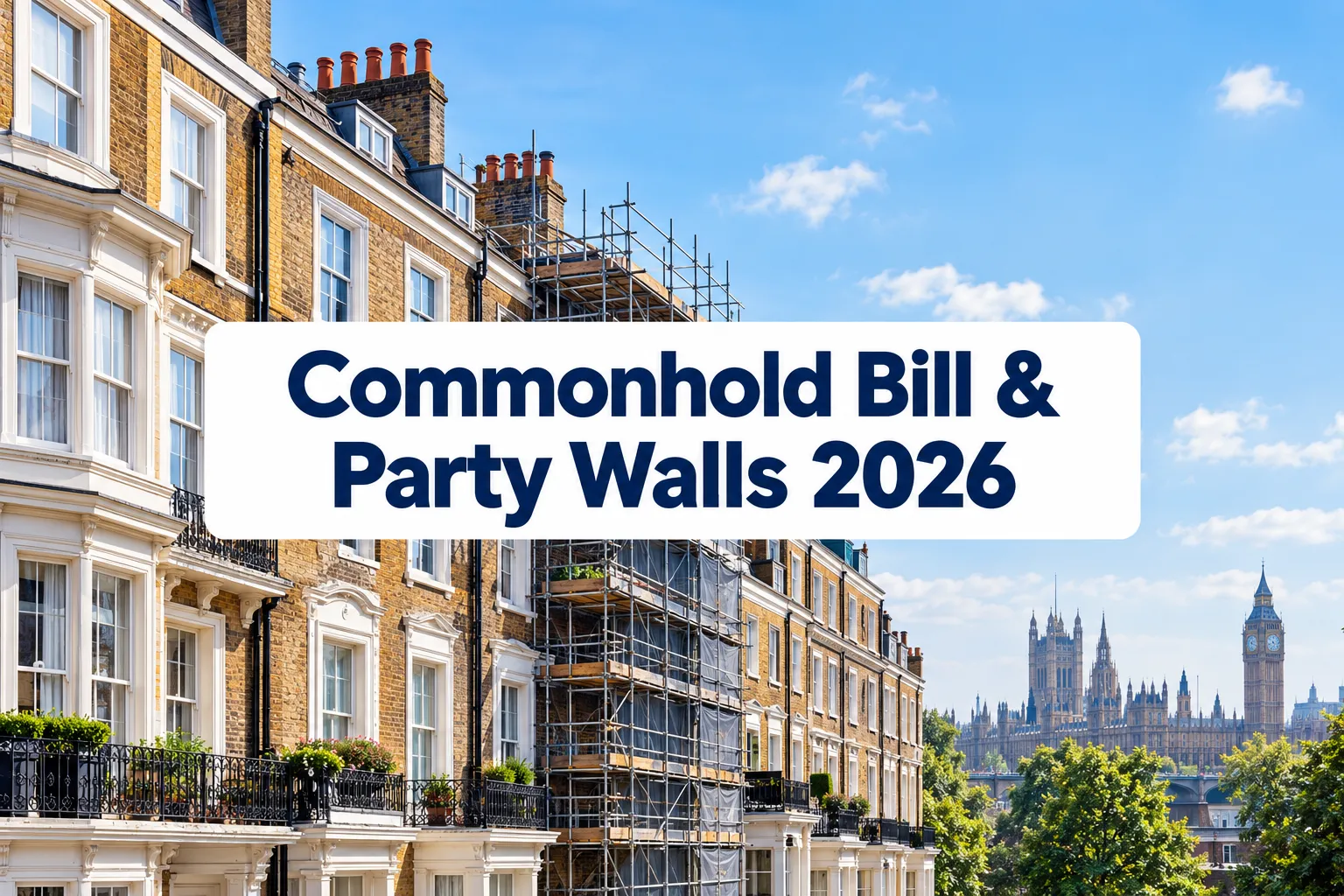 Commonhold Leasehold Reform Bill Party Wall London: What Flat Owners Need to Know Before Christmas 2026